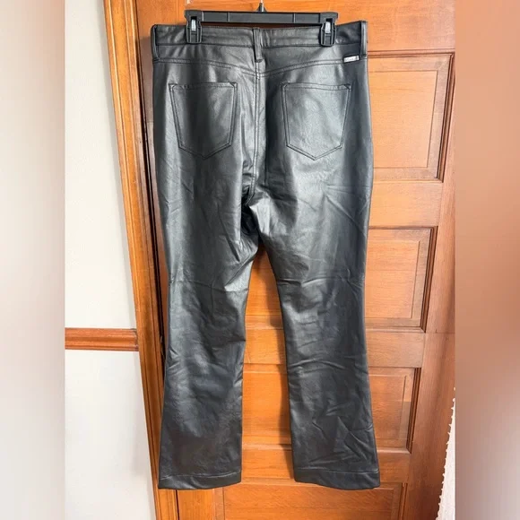 KanCan Faux Leather Button Fly Pant - Picture 3 of 5